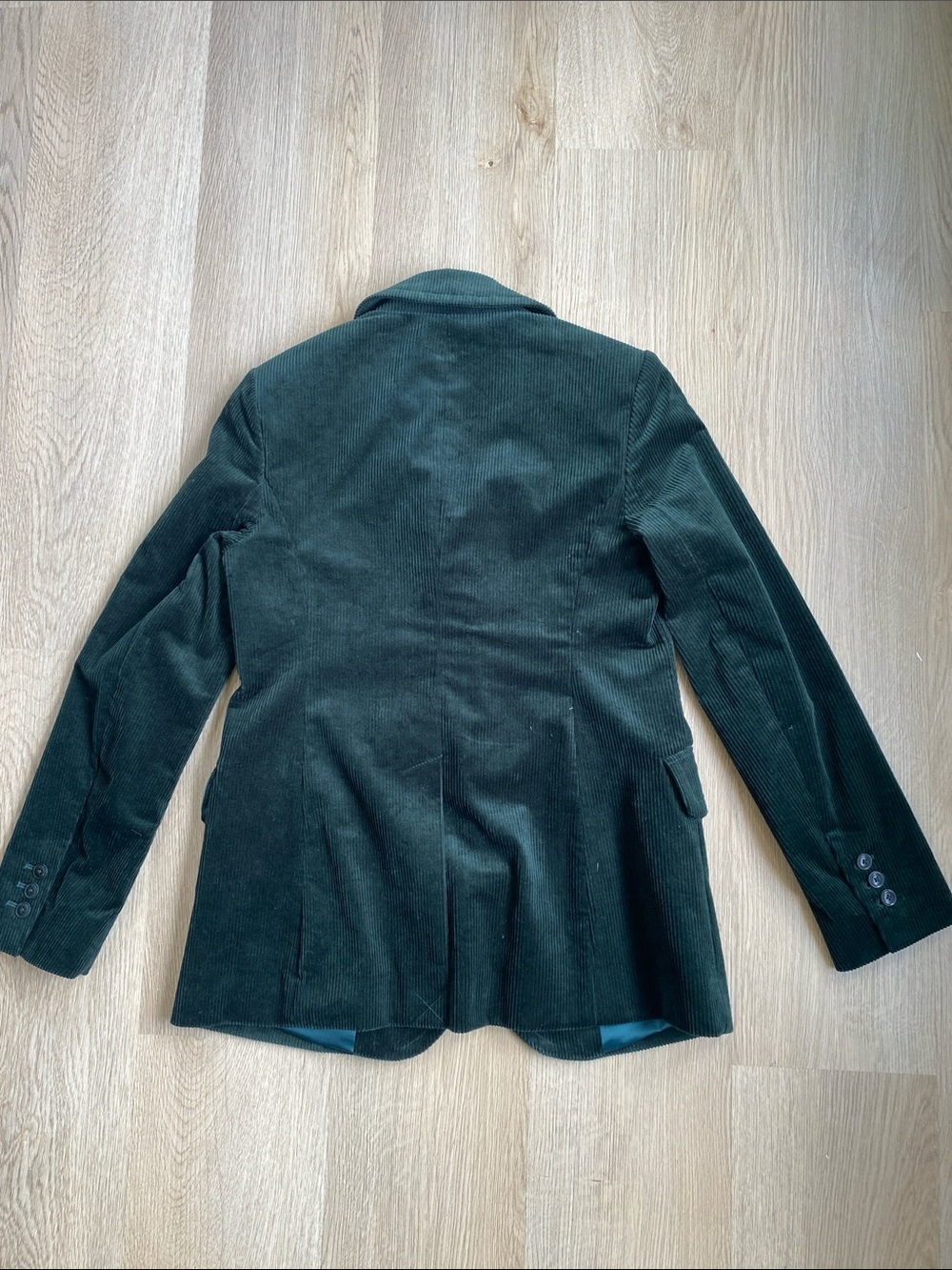 Kate Spade New York Dark Green Corduroy Blazer Jacket Size 2 Preppy Academia - Picture 7 of 11
